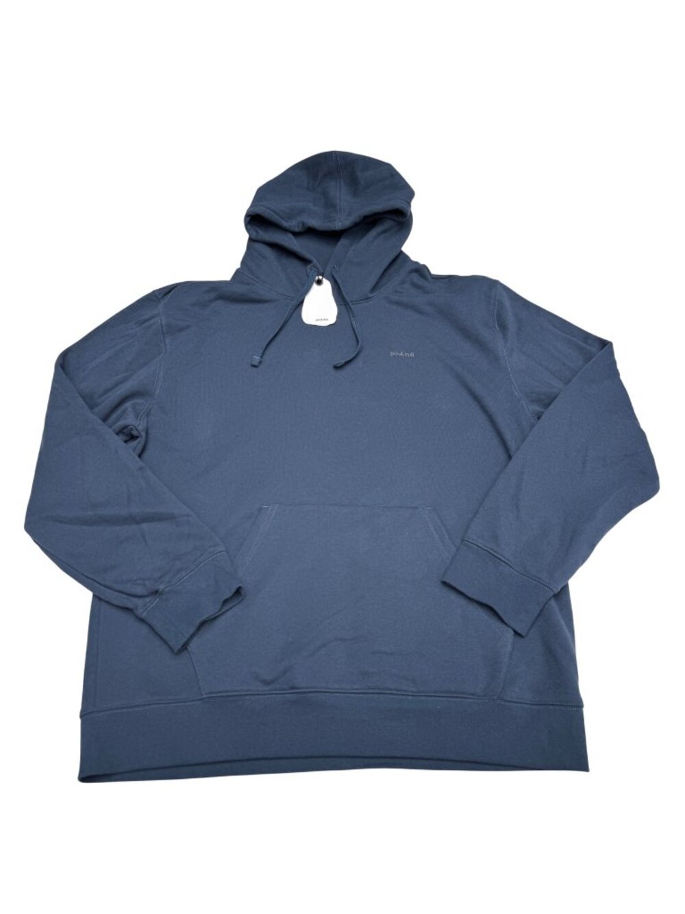NWT prAna Men's Standard Fit Fleece Hoodie In Stormy Night, Size XL